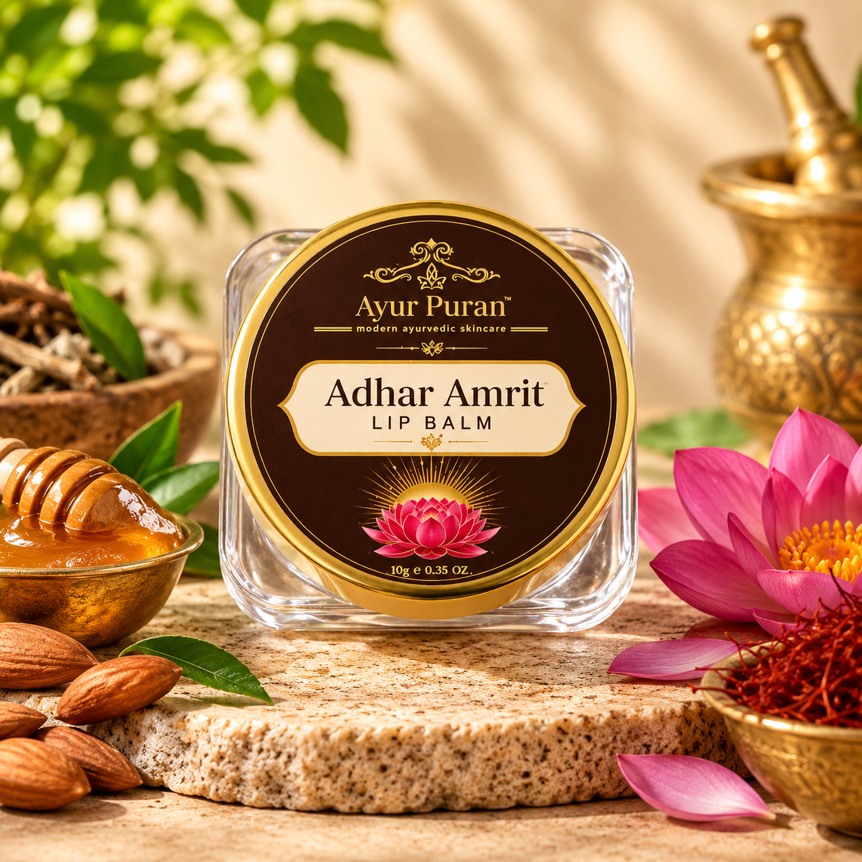 Adhar  Amrit Lip Balm - AyurPuran Ayurvedic Product